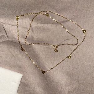 Cute valentines heart necklace